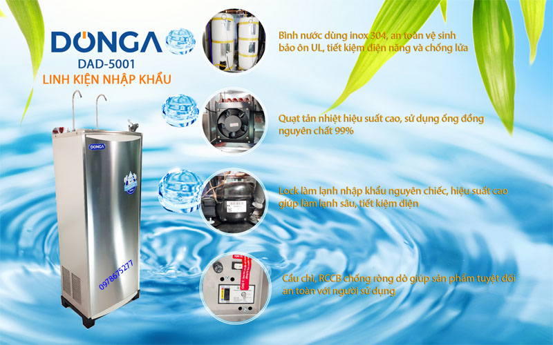 MÁY LỌC NƯỚC 2 VÒI NÓNG LẠNH